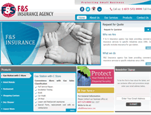 Tablet Screenshot of fsinsurance.com